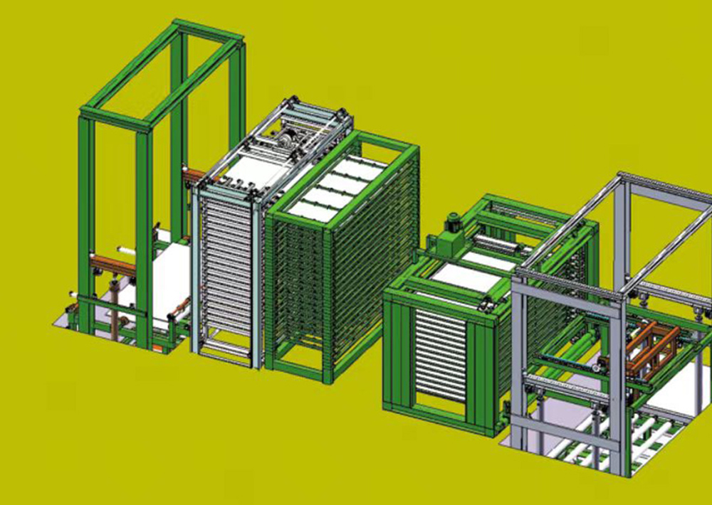 熱壓機(jī)自動進(jìn)出